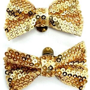 💛💛 pretty sequined vintage shoe clips 💛💛